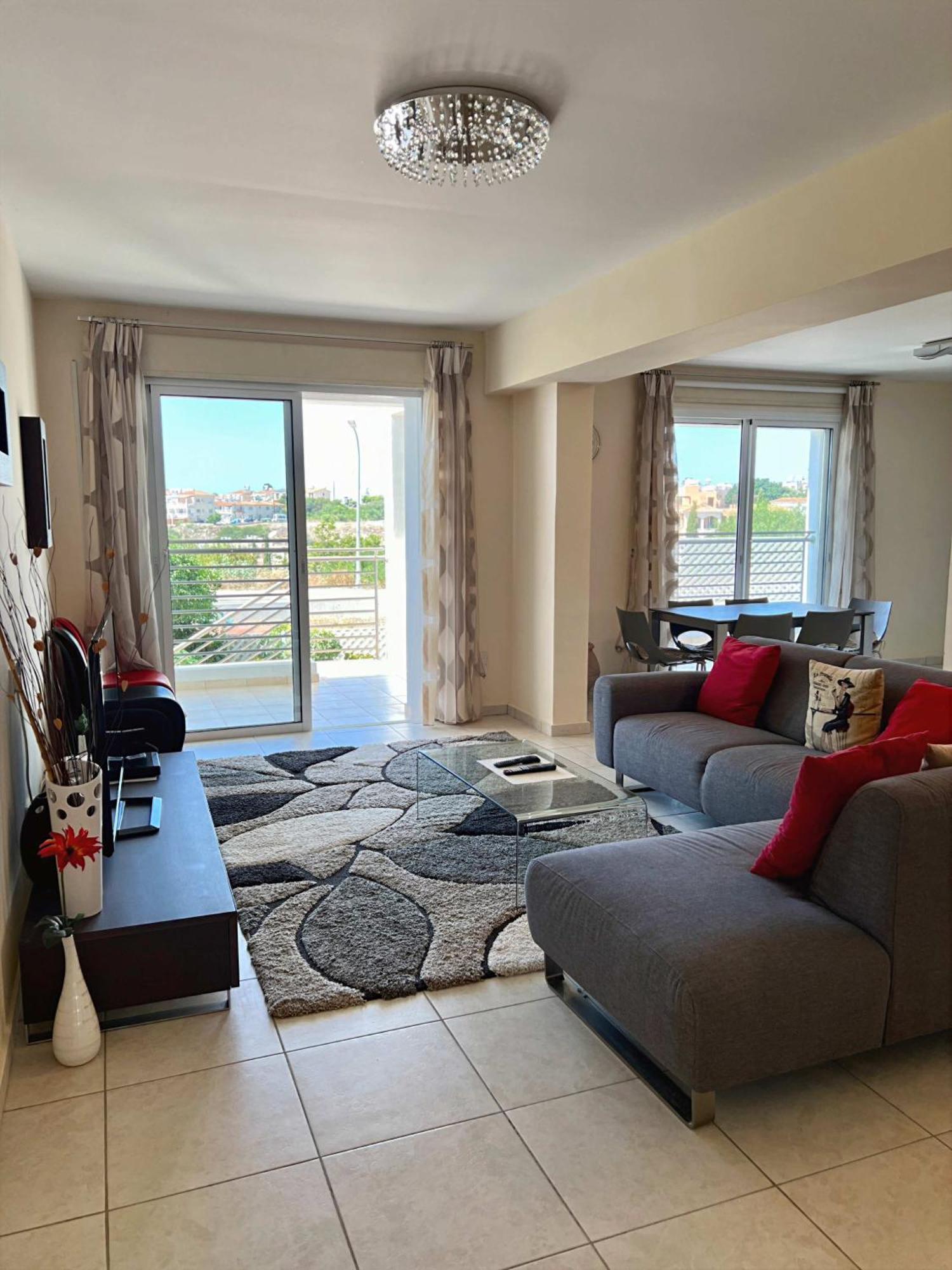 Spacious Sea View Apartment Klorakas Exteriér fotografie
